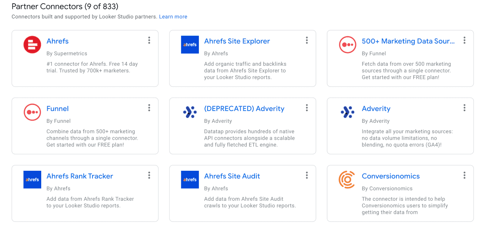 Google Partner Connector