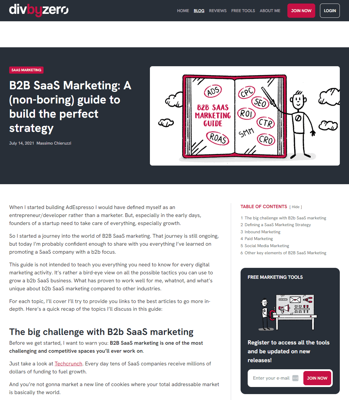 Divbyzero - B2B SaaS Marketing