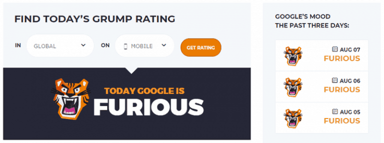 Google grump furious august 2018 mobile