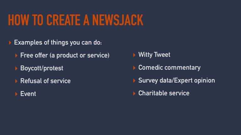 How to create a newsjack