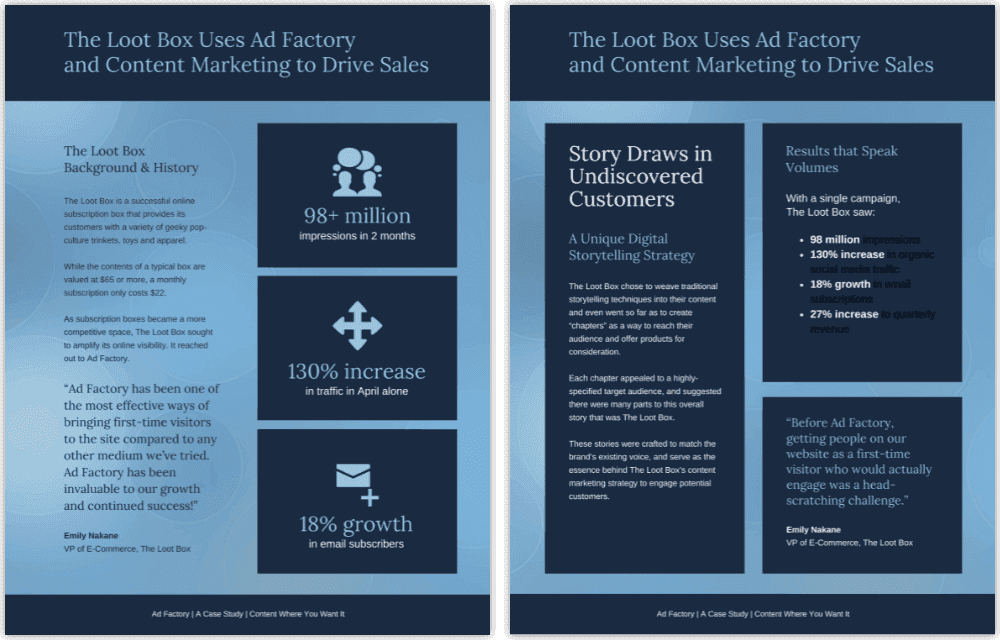 Case study example