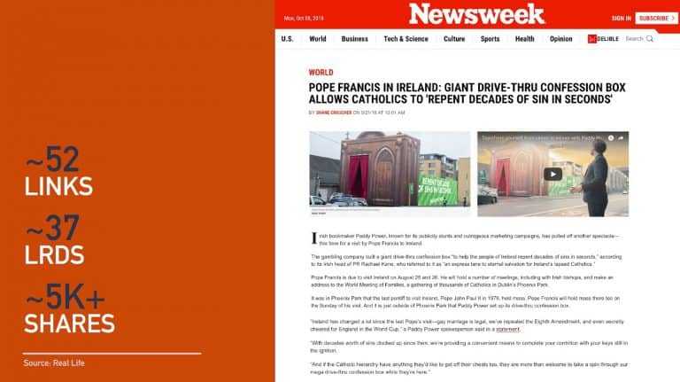 linkbuilding press - Newsweek