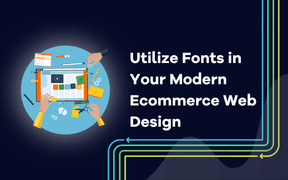 Utilizar tipos de letra no seu Web design moderno de comércio eletrónico