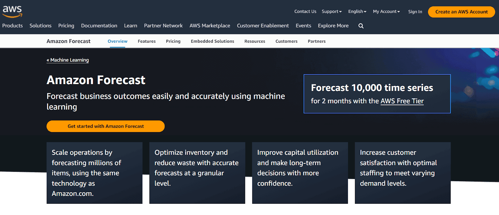 Amazon Forecast